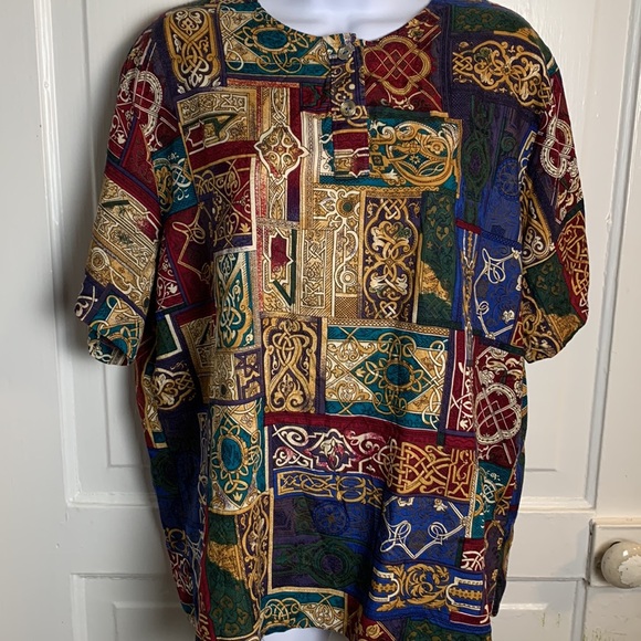 Plus Preferred Multicolor Blouse Size 20W/40 - Picture 2 of 9